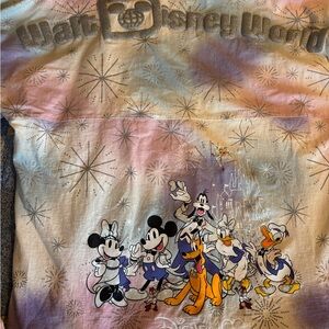 Disney Pastel Spirit Jersey Tee with Classic Characters - Sz XL